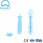 30G Size Twist Top Lancet For Lancing Device Transparent Blue for sale