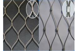 China AISI 316 Grade Stainless Steel Wire Rope Mesh Anti - Falling Mesh Fence supplier
