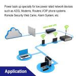 Long-Lasting 36W Output Power Mini DC UPS For WiFi Router Rechargeable Battery For Home for sale