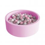 Inside Diameter 85cm Pink Foam Activity Ball Pit Support OEM ODM for sale