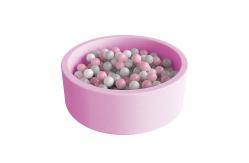 China Inside Diameter 85cm Pink Foam Activity Ball Pit Support OEM ODM supplier