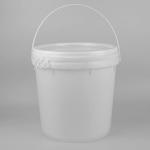 5 Gallon White Lubricant Bucket 20L Paint Bucket For Lubricant Oil for sale