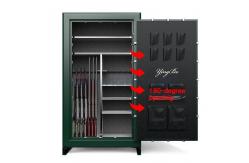 China Fireproof Gun Safe Box 36Gun With UL Certificate Safe Gun Cabinets supplier
