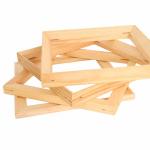 Wooden Canvas Frame Custom Size Wood Stretcher Bars For Canvas And Wall Art for sale