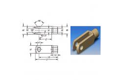 China Zinc Plated Stainless Steel Clevis Pin Safety Fasteners For Lawn / Garden supplier