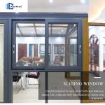 Double-Layer Tempered Glass Window Safety and Energy Saving Aluminum