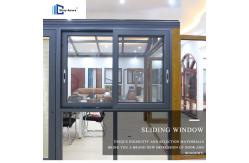 China Double-Layer Tempered Glass Window Safety and Energy Saving Aluminum supplier