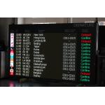 P10mm LED Airport Flight Display Board Navigation Board Terminal for sale