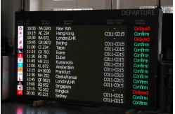 China P10mm LED Airport Flight Display Board Navigation Board Terminal supplier