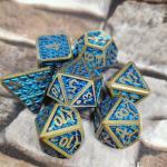 For Dungeon And Dragon Made Dice Sets pokemon card Metal Dice Polyhedral for sale