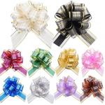 Polyester Gift Wrap Ribbon Bow Multi Colored Width 2.0cm 5.0cm for sale