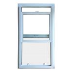 House White UPVC Frame Window PVC Vinyl Windows With AAMA Certification for sale