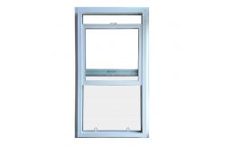 China White UPVC PVC Single Hung Window Lower Panels Slides Vertically supplier
