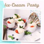 Biodegradable Disposable Customized Sturdy White Paper Soup Bowl For Cold Hot Food