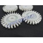 White Plastic Nylon Short Brush For Cigarette Making Machines