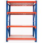 100kg Q235 Steel Metal Storage Shelves For Warehouse for sale