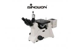 China Metallurgical Microscope System With 6V/30W Halogen Lamp Adjustable Brightness supplier
