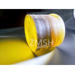 Golden Artificial Sapphire Raw Gemstone Mohs Hardness Scale Of 9 Crystal For Jewelry for sale