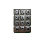 12 Keys IP65 150mA DC5V Vandal Proof Numeric Keypad for sale
