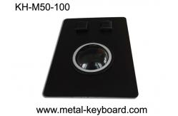 China Marine Control Tracking mouse with Black Metal Panel and 50MM Resin Trackball industrial supplier
