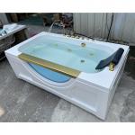 One Adult Person Fiberglass Jacuzzi Bathtub Bathroom Corner Whirlpool Massage for sale