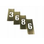 Brass Rectangle Custom Stencil Adjustable Interlocking for Paint Stencil for sale