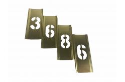 China Brass Rectangle Custom Stencil Adjustable Interlocking for Paint Stencil supplier