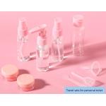 Pump Spoon Dropper Funnel Customized PVC Wash Bag For Cream Jar Travel Spray Bottle for sale