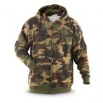 Fleece Lined Camouflage Pullover Hoodie Mens Military Hoodies Anti Wrinkle for sale