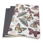 120gsm CMYK Glue Binding Notebook Custom Embossed Leather 120Sht School Office for sale