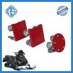 PVC Wheel Drivable Snowmobile Dollies Casters 3 PCS 1500 Lbs Load Capacity Strap On for sale