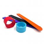 Customized Silicone Slap Wristbands For Advertising Personalized Silicone Bracelet Promoting Business Event Wristband for sale