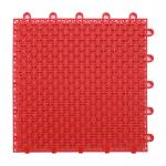 Recyclable Outdoor PP Interlocking Flooring Tiles Multi Field Red for sale