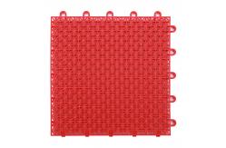China Recyclable Outdoor PP Interlocking Flooring Tiles Multi Field Red supplier