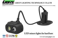 China Rechargeable Led Mining Headlamp OLED Display Screen Hard PC Material Anti Explosion supplier