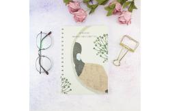 China 120gsm CDR Recycled Paper Notebook Custom Printed Coil A5 Spiral Bound CMYK supplier