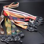 Detachable Polyester 0.65mm Mobile Phone Lanyards for sale