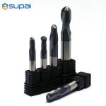 45hrc Roughing Ball Nose End Mill Nano Coating For Metal