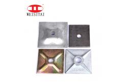 China 120x120x5mm Scaffolding Base Plate Fix Formwork Tie Rod supplier