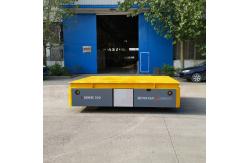 China Omni Directional 10 Tons Trackless Transfer Carts Apply For Steel Plate Handling supplier