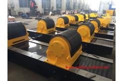 China 160T Welding Conventional Pipe Rollers Rotator With PU With Bolt Adjustment supplier