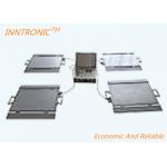 IN-ST01 Grey Aluminum Portable Truck Scale 10t，20t，40t  4 pads For car weighing IP66 7.5V/3A or 12V/3A for sale