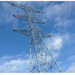 Transmission Line Electric Power Lattice Steel Tower Q235B for sale