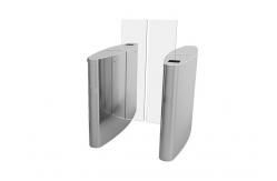 China LED Indicator IP54 100W Half Height Sliding Turnstile SS304 supplier