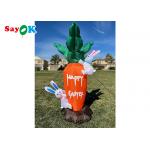 Home Inflatable Easter Yard Decorations With Carrots And Lovely Rabbits