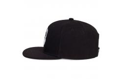 China 6 Panel Embroidery Snapback Cap Wool Acrylic Fabric Custom Flat Brim Hat supplier