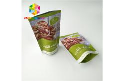 China Matte Finished Aluminum Foil Stand Up Pouch Edible Fruit Jerky Packaging Custom Printing supplier