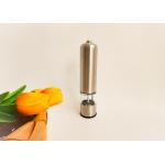 Various Sizes Stainless Steel Pepper Electric Grinders With Black Pepper for sale
