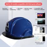 Face Recognize AI Thermal Imaging Helmet Camera Identity Verification for sale