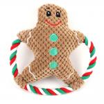 Animated Plush Christmas Toys Santa Claus Tightly Sewn Stitches With Air Bag Inside